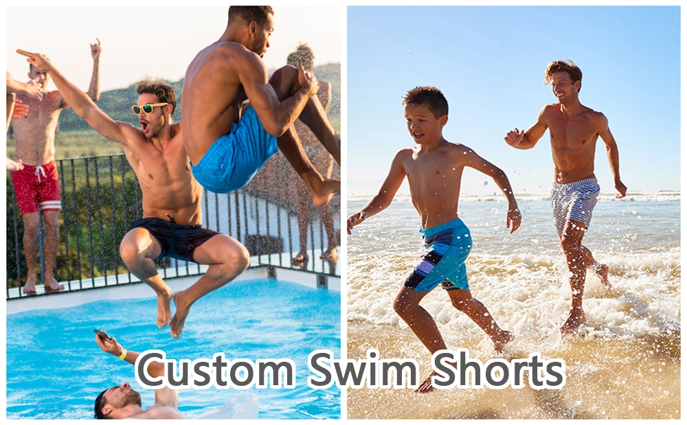 Wholesale Quick Dry Sublimation Board Shorts Men Water-Proof Custom Swim Shorts Swimwear Beachwear